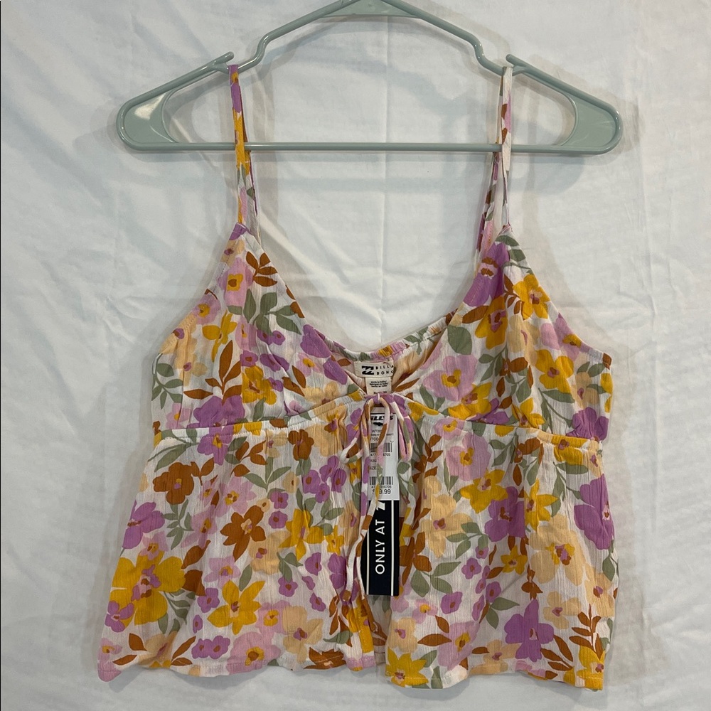 NWT - BILLABONG Happy Day Flyaway Womens Top - Size XL bohemian style tank top. - Picture 4 of 15